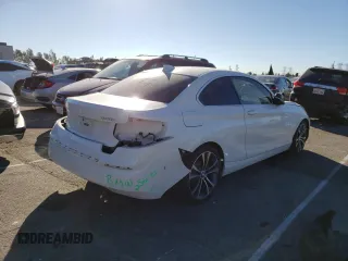2015 BMW 2 Series 228i with VIN WBA1F5C56FV256725, listed as a Copart auction lot 40669413 with 73,037 mi miles and . Bid and sale history available at carsss.com. Image 3.