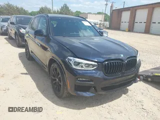 2021 BMW X3 sDrive30i z VIN 5UXTY3C00M9G01706, wystawiony jako IAAI lot #42091620 z przebiegiem 50 745 mil mil oraz . Historia ofert i sprzedaży dostępna na DreamBid. Obrazek 1.