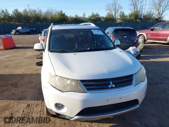 2007 Mitsubishi Outlander XLS with VIN JA4MT41X77Z009791, listed as a IAAI auction lot 41750131 with 0 mi miles. Bid and sale history available at carsss.com. Image 1.