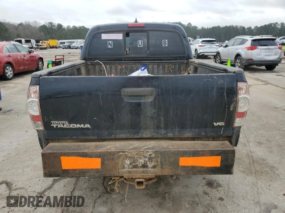 2012 Toyota Tacoma with VIN 5TFLU4EN8CX028993, listed as a Copart auction lot 43585645 with 306,372 mi miles and Salvage title. Bid and sale history available at DreamBid. Image 6.