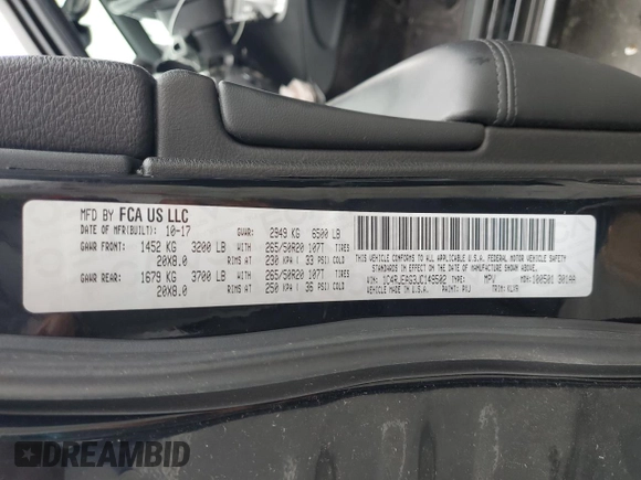2018 Jeep Grand Cherokee Altitude with VIN 1C4RJEAG3JC149502, listed as a Copart auction lot 60355635 with 69,769 mi miles and Salvage title. Bid and sale history available at DreamBid. Image 14.