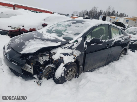 2019 Toyota Prius LE with VIN JTDL9RFUXK3009422, listed as a Copart auction lot 87360094 with 0 mi miles and Salvage Title. Bid and sale history available at carsss.com. Image 1.