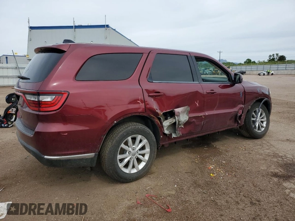 2018 Dodge Durango SXT with VIN 1C4RDJAG5JC372740, listed as a Copart auction lot 58417925 with 143,653 mi miles and Salvage title. Bid and sale history available at DreamBid. Image 3.