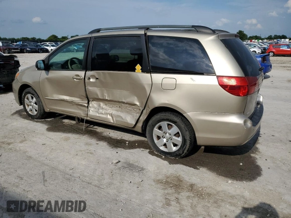 2005 Toyota Sienna CE с VIN 5TDZA23C35S240699, выставлен на аукционе Copart как лот 57144095 с пробегом 278 344 миль миль и Списание • Salvage title. История ставок и продаж доступна на DreamBid. Изображение 2.