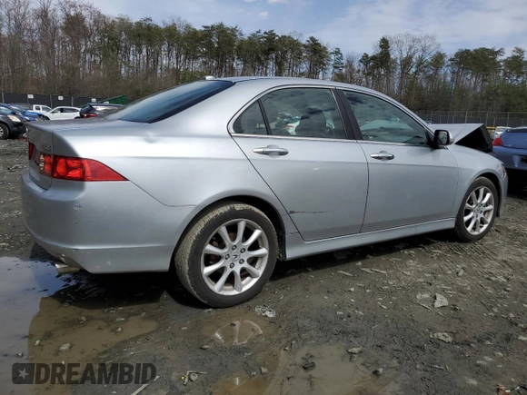 2006 Acura TSX Navi with VIN JH4CL96926C025986, listed as a Copart auction lot 50465515 with 119,934 mi miles and Salvage Title. Bid and sale history available at carsss.com. Image 3.