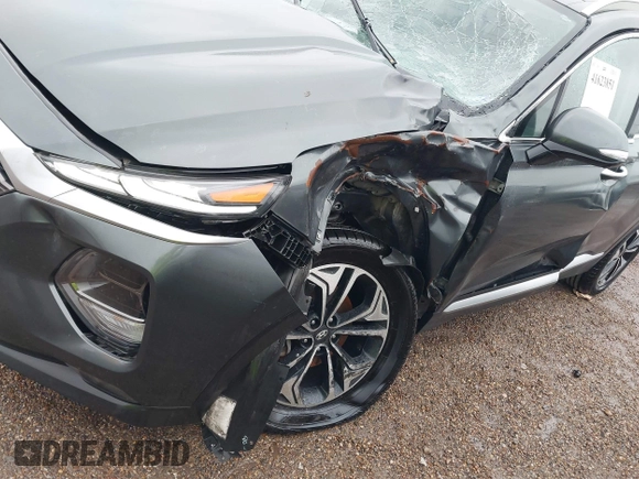 2019 Hyundai Santa Fe Ultimate with VIN 5NMS53AA9KH055620, listed as a IAAI auction lot 41623851 with 39,717 mi miles. Bid and sale history available at carsss.com. Image 6.