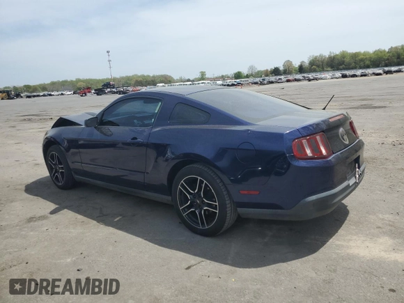 2010 Ford Mustang V6 with VIN 1ZVBP8AN7A5166515, listed as a Copart auction lot 54176615 with 99,390 mi miles and Salvage Title. Bid and sale history available at DreamBid. Image 2.