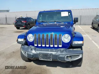 2018 Jeep Wrangler Unlimited Sahara z VIN 1C4HJXEG2JW211116, wystawiony jako IAAI lot #42250718 z przebiegiem 67 771 mil mil oraz . Historia ofert i sprzedaży dostępna na DreamBid. Obrazek 12.