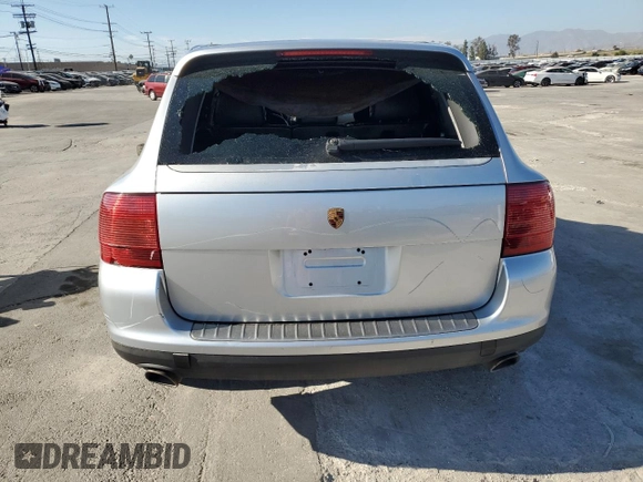 2004 Porsche Cayenne with VIN WP1AA29P44LA23409, listed as a Copart auction lot 46017985 with 82,924 mi miles and Salvage Title. Bid and sale history available at carsss.com. Image 6.