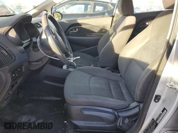 2014 Kia Rio LX with VIN KNADM5A37E6353106, listed as a Copart auction lot 80083694 with 183,824 mi miles and Clean Title. Bid and sale history available at carsss.com. Image 7.