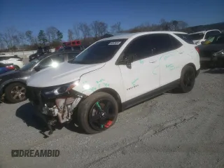 2019 Chevrolet Equinox LT with VIN 2GNAXVEX4K6162394, listed as a Copart auction lot 50049935 with 109,218 mi miles and Salvage Title. Bid and sale history available at carsss.com. Image 1.