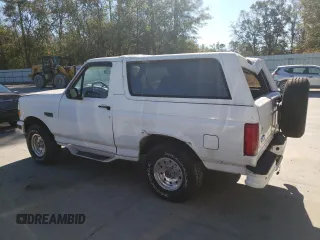 1996 Ford Bronco XL с VIN 1FMEU15N4TLB67027, выставлен на аукционе Copart как лот 75346314 с пробегом 185 224 миль миль и Списание • Salvage title. История ставок и продаж доступна на DreamBid. Изображение 2.