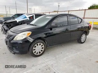 2013 Nissan Versa SV with VIN 3N1CN7AP1DL859984, listed as a Copart auction lot 62917165 with 106,535 mi miles and Salvage title. Bid and sale history available at DreamBid. Image 1.