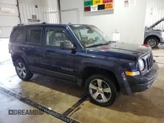 2016 Jeep Patriot Latitude with VIN 1C4NJRFB6GD580423, listed as a Copart auction lot 59733615 with 108,428 mi miles and Salvage title. Bid and sale history available at DreamBid. Image 4.