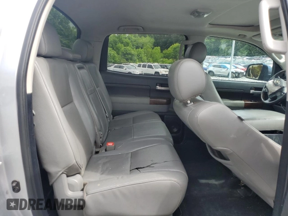 2012 Toyota Tundra Limited with VIN 5TFHW5F18CX233781, listed as a Copart auction lot 57956925 with 208,629 mi miles and Salvage title. Bid and sale history available at DreamBid. Image 10.