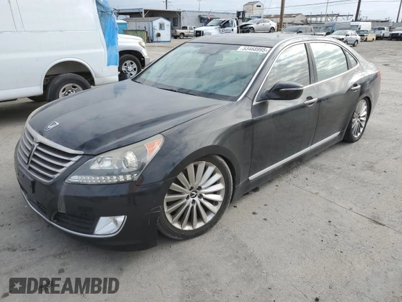 2015 Hyundai Equus Signature with VIN KMHGH4JH8FU095195, listed as a Copart auction lot 53468995 with 118,827 mi miles and Clean Title. Bid and sale history available at DreamBid. Image 1.
