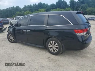 2014 Honda Odyssey EX-L with VIN 5FNRL5H68EB098207, listed as a Copart auction lot 66700024 with 161,701 mi miles and Salvage Title. Bid and sale history available at DreamBid. Image 2.