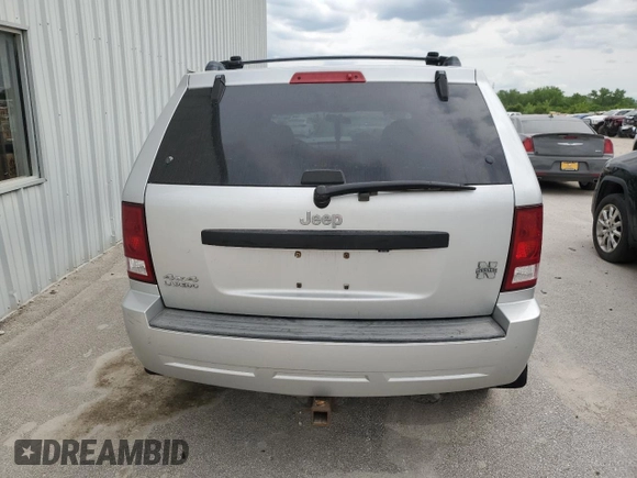 2007 Jeep Grand Cherokee Laredo z VIN 1J8GR48K37C617623, wystawiony jako Copart lot #55875115 z przebiegiem 117 588 mil mil oraz Szkoda całkowita • Salvage title. Historia ofert i sprzedaży dostępna na DreamBid. Obrazek 6.