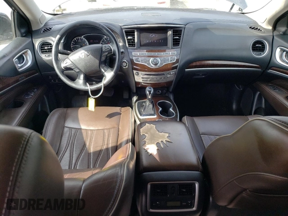 2019 Infiniti QX60 Luxe with VIN 5N1DL0MM3KC507445, listed as a Copart auction lot 55137195 with 205,602 mi miles and Salvage Title. Bid and sale history available at DreamBid. Image 8.