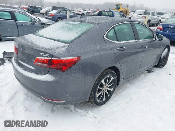 2017 Acura TLX with VIN 19UUB1F34HA001890, listed as a IAAI auction lot 41339623 with 64,434 mi miles. Bid and sale history available at carsss.com. Image 4.