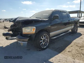 2006 Dodge 1500 SLT with VIN 3D7KR19D06G153823, listed as a Copart auction lot 87591095 with 317,861 mi miles and Salvage Title. Bid and sale history available at DreamBid. Image 1.