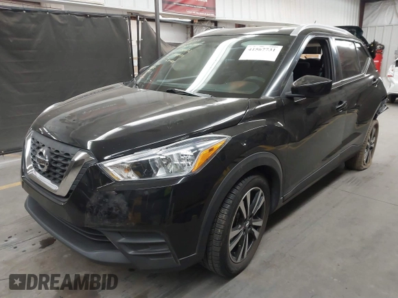 2019 Nissan Kicks SV with VIN 3N1CP5CU0KL554488, listed as a IAAI auction lot 41567731 with 92,951 mi miles. Bid and sale history available at carsss.com. Image 16.