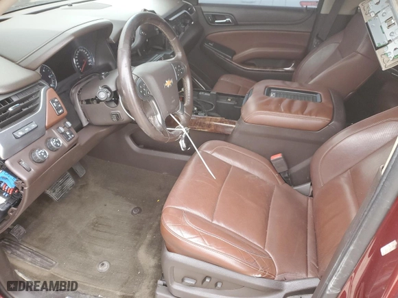 2016 Chevrolet Tahoe LTZ with VIN 1GNSKCKC2GR257458, listed as a Copart auction lot 45684125 with 0 mi miles and Salvage Title. Bid and sale history available at carsss.com. Image 7.