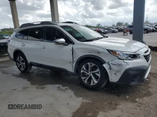 2020 Subaru Outback Touring XT with VIN 4S4BTGPD7L3232059, listed as a Copart auction lot 61237665 with 62,553 mi miles and Salvage title. Bid and sale history available at DreamBid. Image 4.