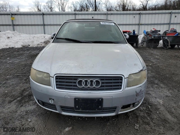 2003 Audi A4 3.0L with VIN WAUAT48H93K014420, listed as a Copart auction lot 43073325 with 98,421 mi miles and Salvage Title. Bid and sale history available at carsss.com. Image 5.