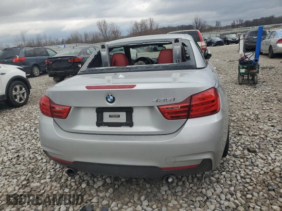 2015 BMW 4 Series 435i with VIN WBA3T3C50FP939577, listed as a Copart auction lot 82778204 with Not Provided miles and Clean Title. Bid and sale history available at carsss.com. Image 6.