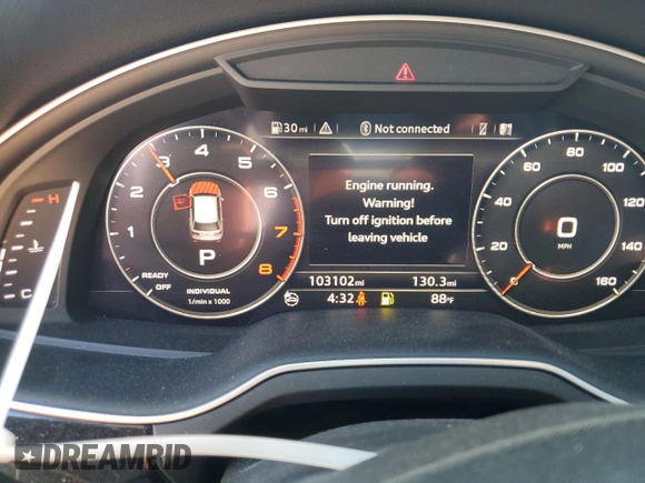 2017 Audi Q7 Premium Plus z VIN WA1LAAF78HD021472, wystawiony jako Copart lot #54384615 z przebiegiem 103 102 mil mil oraz Szkoda całkowita • Salvage title. Historia ofert i sprzedaży dostępna na DreamBid. Obrazek 9.