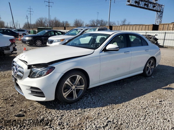 2017 Mercedes-Benz E-Class E 300 Luxury with VIN WDDZF4KB8HA179508, listed as a Copart auction lot 50572595 with 81,635 mi miles and Salvage Title. Bid and sale history available at carsss.com. Image 1.