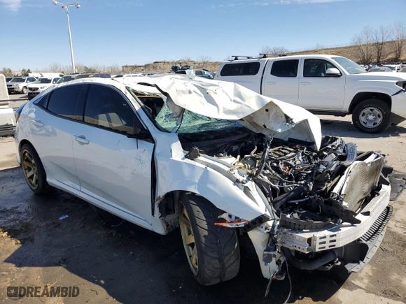 2017 Honda Civic Hatchback EX with VIN SHHFK7H51HU232924, listed as a Copart auction lot 48980095 with 70,027 mi miles and Salvage Title. Bid and sale history available at carsss.com. Image 4.