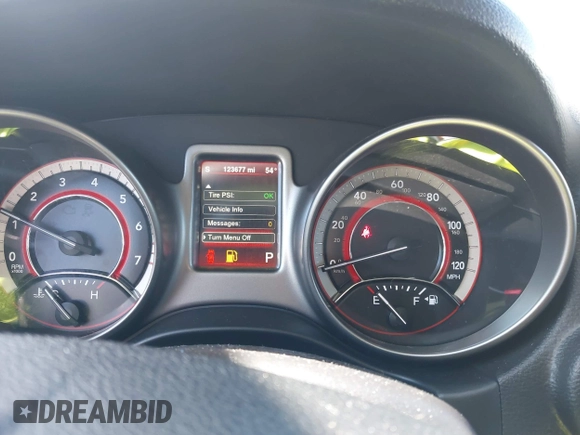 2015 Dodge Journey Crossroad with VIN 3C4PDCGG9FT556973, listed as a IAAI auction lot 41725543 with 123,677 mi miles and . Bid and sale history available at DreamBid. Image 6.
