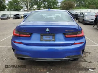 2021 BMW 3 Series M340i xDrive with VIN 3MW5U9J07M8B90157, listed as a Copart auction lot 57823394 with 0 mi miles and Salvage Title. Bid and sale history available at carsss.com. Image 6.