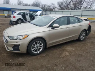 2019 Ford Fusion SE with VIN 3FA6P0HD3KR172335, listed as a Copart auction lot 86637504 with 22,860 mi miles and Salvage Title. Bid and sale history available at carsss.com. Image 1.