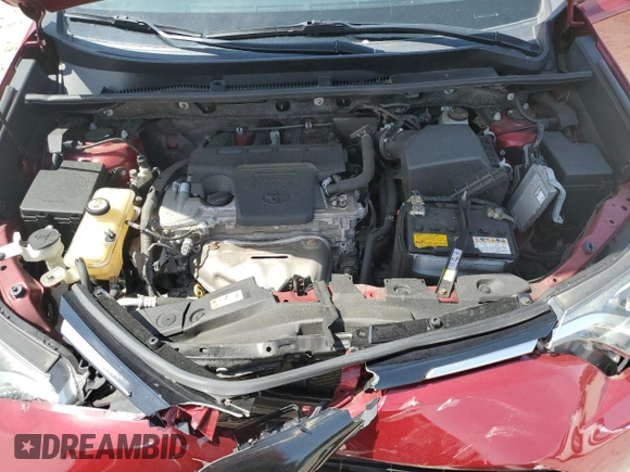 2018 Toyota RAV4 LE z VIN JTMBFREV5JD256595, wystawiony jako Copart lot #58344885 z przebiegiem 83 953 mil mil oraz Szkoda całkowita • Salvage title. Historia ofert i sprzedaży dostępna na DreamBid. Obrazek 12.
