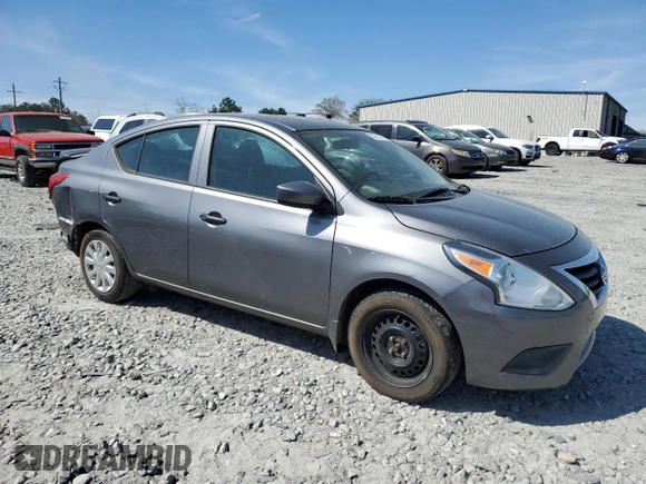 2019 Nissan Versa SV z VIN 3N1CN7AP9KL832688, wystawiony jako Copart lot #50632185 z przebiegiem 79 516 mil mil oraz Szkoda całkowita • Salvage title. Historia ofert i sprzedaży dostępna na DreamBid. Obrazek 4.