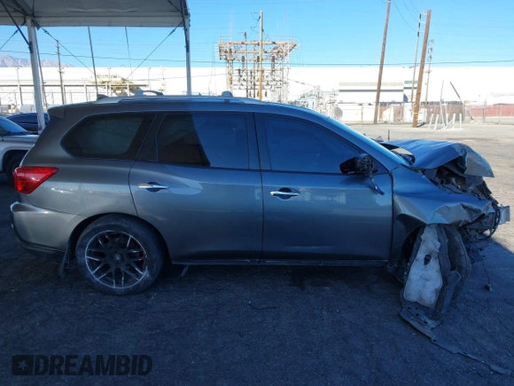 2019 Nissan Pathfinder SL with VIN 5N1DR2MN3KC590250, listed as a IAAI auction lot 41295078 with 104,501 mi miles and . Bid and sale history available at DreamBid. Image 13.