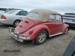 1965 Volkswagen Beetle with VIN 3364004, listed as a Copart auction lot 75647994 with 95,406 mi miles and Salvage Title. Bid and sale history available at DreamBid. Image 3.