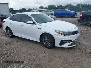 2019 Kia Optima LX with VIN 5XXGT4L33KG319056, listed as a IAAI auction lot 42330822 with 95,853 mi miles and . Bid and sale history available at DreamBid. Image 1.
