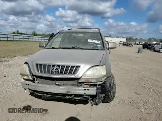 2001 Lexus RX 300 with VIN JTJGF10U410090158, listed as a Copart auction lot 77817154 with 130,583 mi miles and Salvage Title. Bid and sale history available at carsss.com. Image 11.