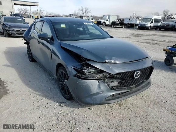 2023 Mazda Mazda3 Hatchback 2.5 S Premium with VIN JM1BPBMM2P1603081, listed as a Copart auction lot 42145055 with 41,133 mi miles and Salvage Title. Bid and sale history available at carsss.com. Image 10.