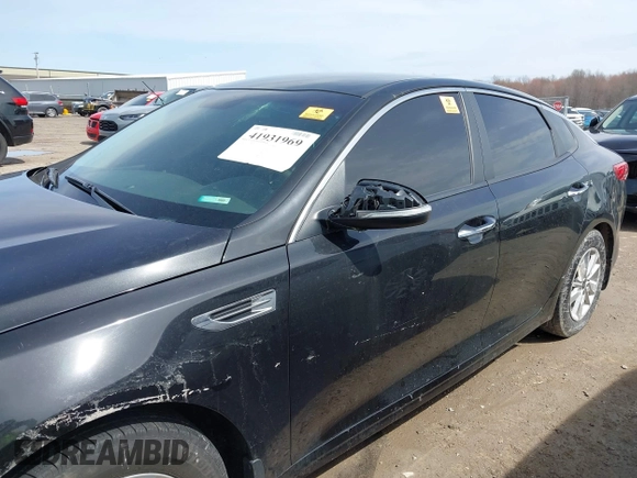 2016 Kia Optima LX with VIN KNAGT4L34G5110742, listed as a IAAI auction lot 41931969 with 128,458 mi miles. Bid and sale history available at carsss.com. Image 15.