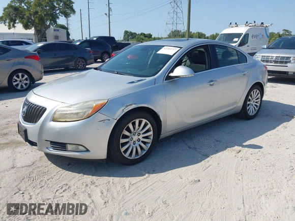 2012 Buick Regal Premium 1 with VIN 2G4GS5EK5C9195843, listed as a IAAI auction lot 42203717 with 199,624 mi miles and . Bid and sale history available at DreamBid. Image 2.