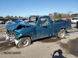 1996 Ford F-150 Special with VIN 2FTEF15Y7TCA00678, listed as a Copart auction lot 48039115 with 133,268 mi miles and Salvage Title. Bid and sale history available at carsss.com. Image 1.