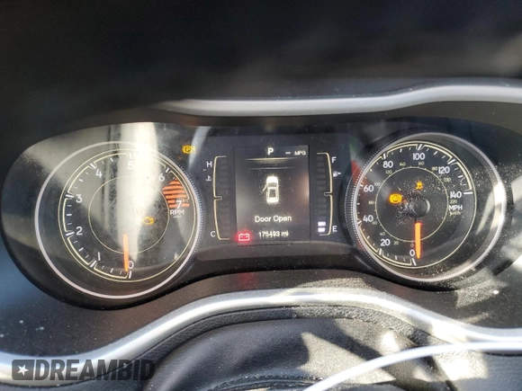 2016 Jeep Cherokee 75th Anniversary with VIN 1C4PJLCB2GW363482, listed as a Copart auction lot 42626795 with 175,493 mi miles and Salvage Title. Bid and sale history available at carsss.com. Image 9.