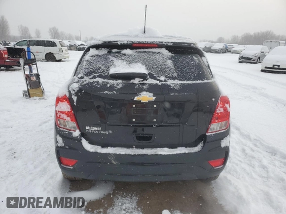 2022 Chevrolet Trax LS with VIN KL7CJNSM9NB544593, listed as a Copart auction lot 85678854 with 26,843 mi miles and Salvage Title. Bid and sale history available at carsss.com. Image 6.