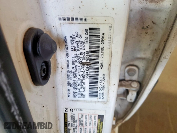 2006 Toyota Corolla CE with VIN 1NXBR32E46Z763998, listed as a Copart auction lot 62304595 with Not provided miles and Clean title. Bid and sale history available at DreamBid. Image 12.
