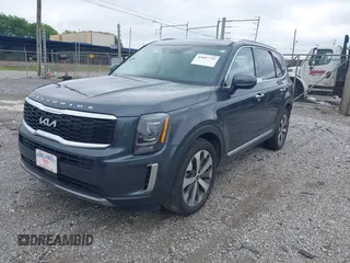 2022 Kia Telluride S with VIN 5XYP64HC0NG318575, listed as a IAAI auction lot 42607732 with 10,422 mi miles and . Bid and sale history available at DreamBid. Image 18.